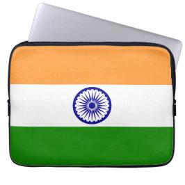 Indische Flagge Laptopschutzhülle