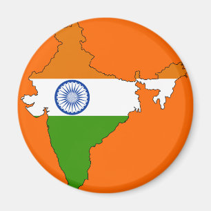 Indische Flagge Magnet