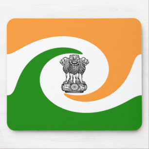 Indische Flagge Mousepad