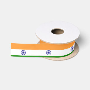 Indische Flagge Satinband