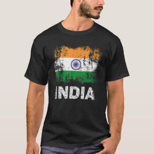 Indische Flagge Shirt Patriotische Indische Flagge