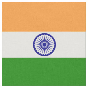 Indische Flagge Stoff
