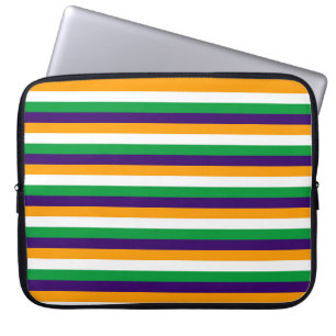 Indische Flagge Streifen Land Symbol Linien Laptopschutzhülle