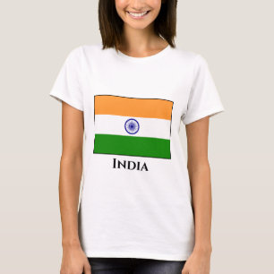 Indische Flagge T-Shirt