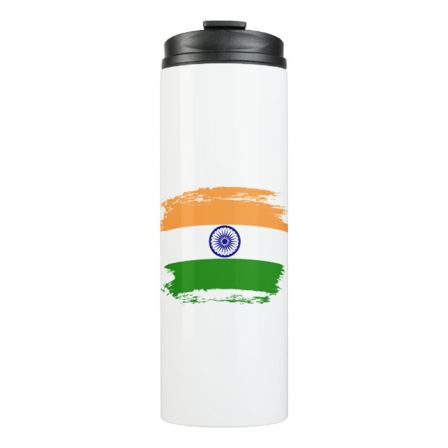 Indische Flagge Thermosbecher (Vorderseite)