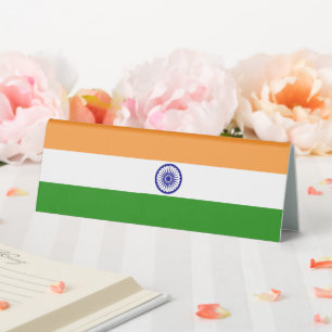 Indische Flagge Tischaufsteller