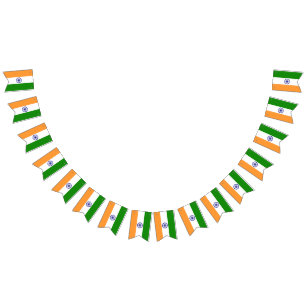 Indische Flaggenbuntwimpel Wimpelkette