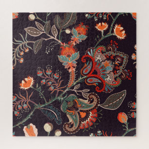 Indische Flora Big Seamless Natur