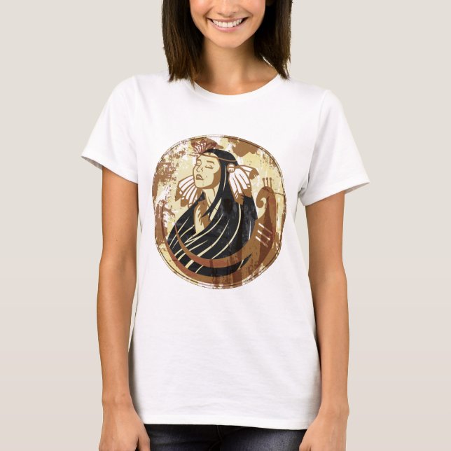 Indische Frau T-Shirt (Vorderseite)