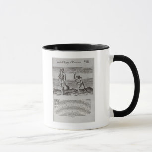 Indische Frau und junges Mädchen Tasse