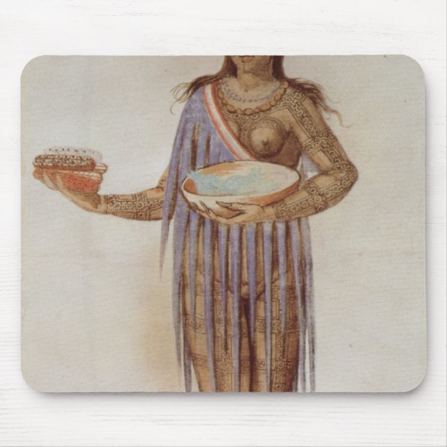 Indische Frau von Florida Mousepad (Vorne)