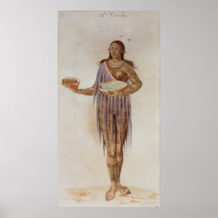 Indische Frau von Florida Poster