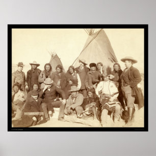 Indische Führer & US-Beamte SD 1891 Poster