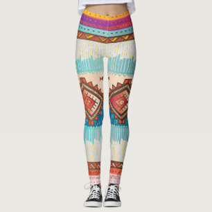 Indische Gewebemuster Leggings