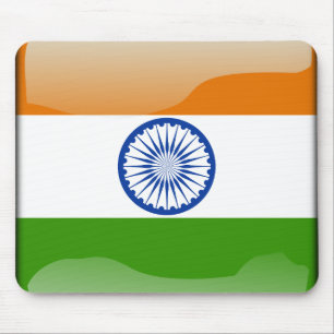 Indische glatte Flagge Mousepad