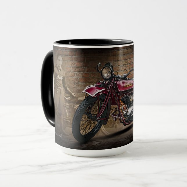 Indische große HauptTasse des motorrad-1923 Tasse (Vorderseite Links)