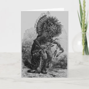 Indische Grußkarte Karte