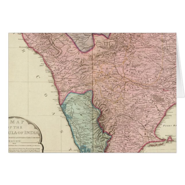 Indische Halbinsel Süd (Vorderseite (Horizontal))