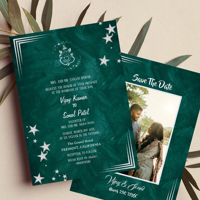 Indische Hindu Hochzeitseinladung mit individuelle Einladung (Von Creator hochgeladen)