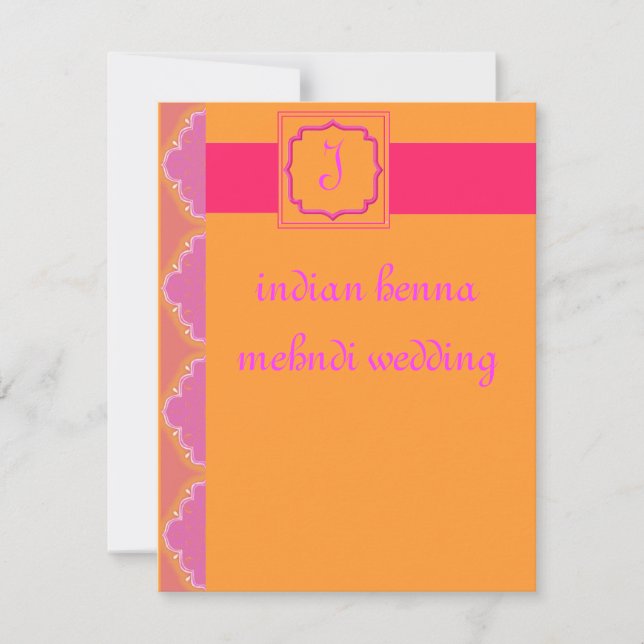 indische Hochzeit (Vorderseite)