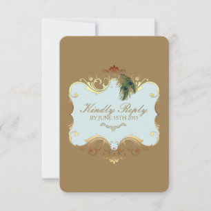 Indische Hochzeit II - Antwortkarte RSVP Karte