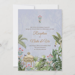 Indische Hochzeit lädt zu digitalen indischen Einl Einladung