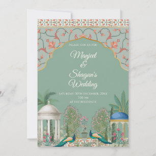 Indische Hochzeitkarte Hindu Hochzeit Einladung
