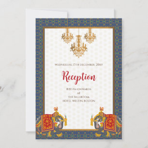 Indische Hochzeitseinladung Digitale Hindu-Hochzei Einladung