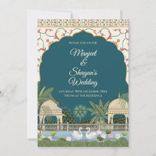 Indische Hochzeitseinladung Digitale indische Hoch Einladung