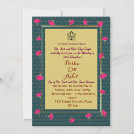 Indische Hochzeitseinladungen Einladung