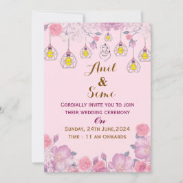 Indische Hochzeitseinladungen Einladung