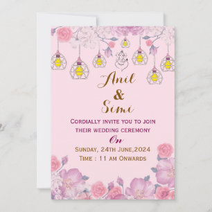 Indische Hochzeitseinladungen Einladung