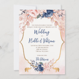 Indische Hochzeitseinladungen & Hindu-Hochzeitskar Einladung