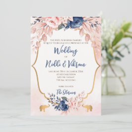 Indische Hochzeitseinladungen & Hindu-Hochzeitskar Einladung