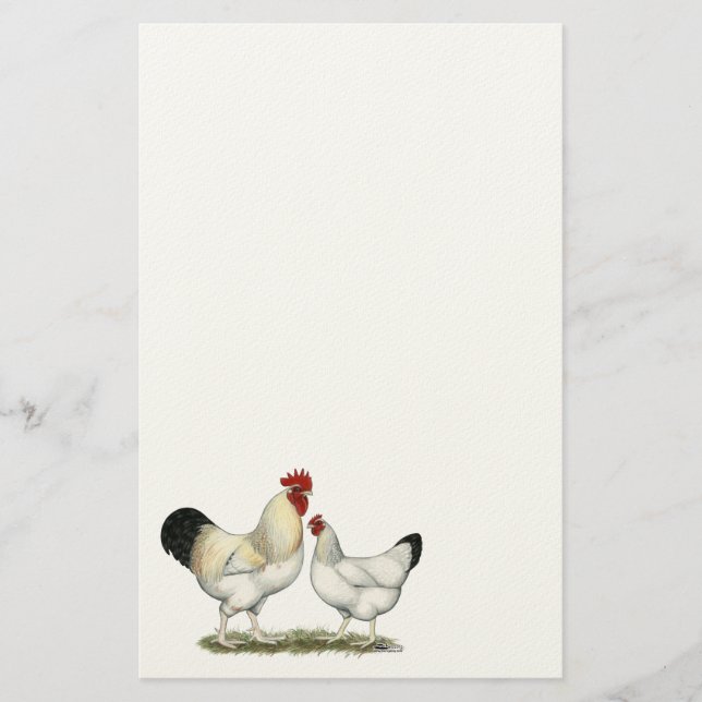 Indische Hühner Briefpapier (Vorderseite)