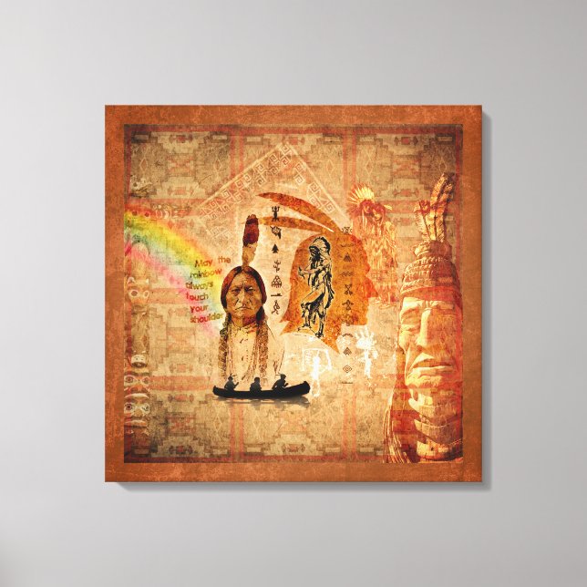 Indische Impressionen Leinwanddruck (Vorderseite)