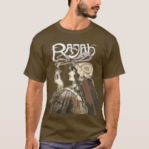 Indische Kaffeeduft Art Nouveau Vintage-Werbung T-Shirt
