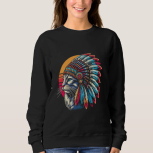Indische Katzenherde Männer Frauen Kind Sweatshirt