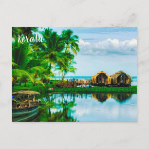 Indische Kerala-Gottes eigene Land-Postkarte Postkarte