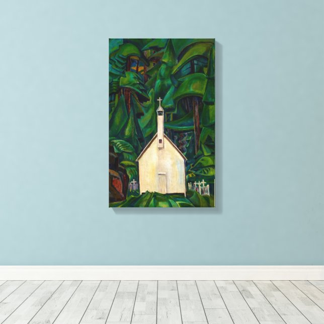 Indische Kirche | Emily Carr | Leinwanddruck (Insitu (Holzboden))