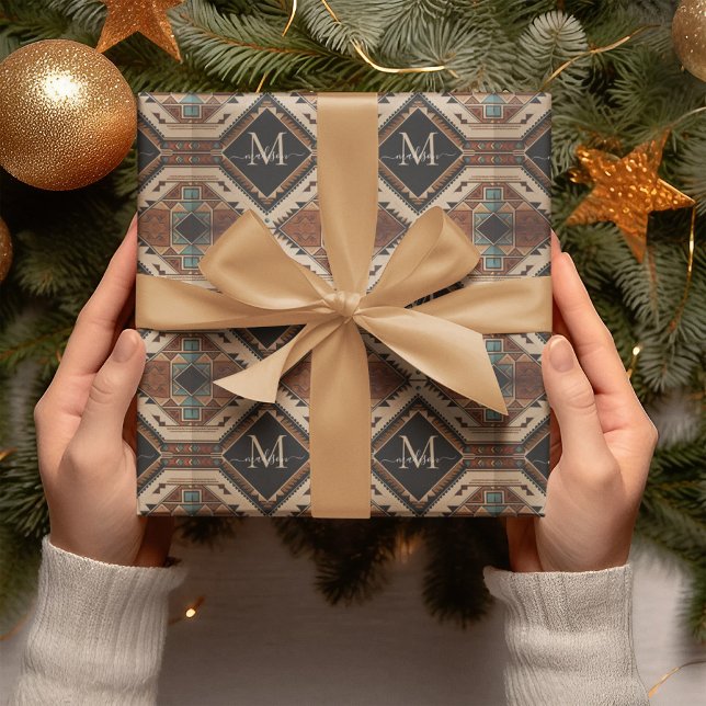 Indische Kultur Boho Style Geschenkpapier (Von Creator hochgeladen)