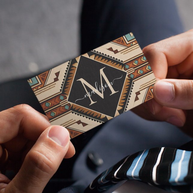 Indische Kultur Boho Style Visitenkarte (Von Creator hochgeladen)