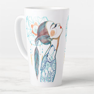 Indische Lady Art Tasse