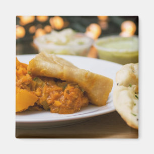 indische Mahlzeit Magnet