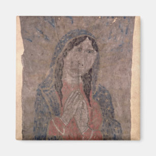 Indische Malerei Fell des Pueblos von Madonna, Magnet