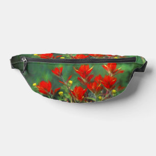 Indische Malerei mit Pinsel Original Wildblume Art Bauchtasche