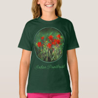 Indische Malerei mit Pinsel - Originale Blume Art 