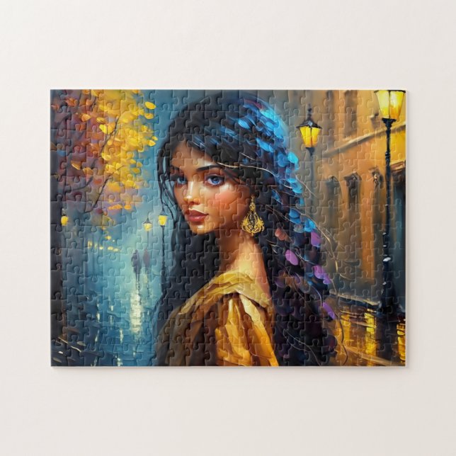 Indische Motive, Digital Modern, farbig (Horizontal)