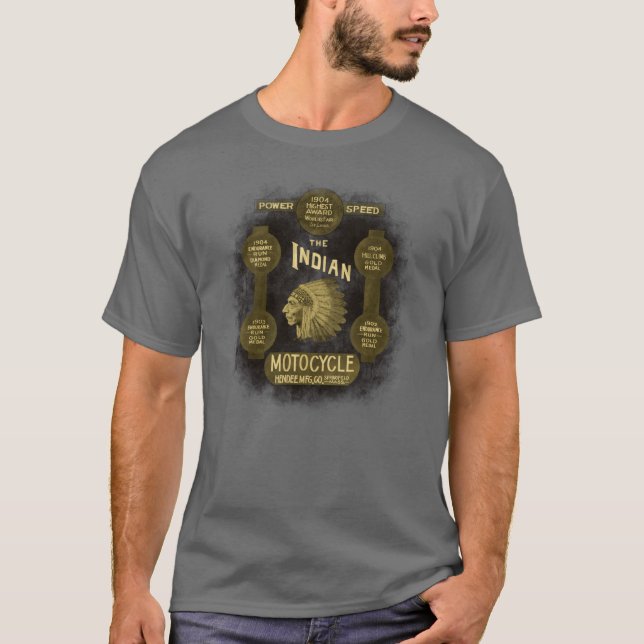 Indische Motorräder T-Shirt (Vorderseite)