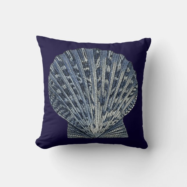 Indische Muscheln VIII Kissen (Vorderseite)